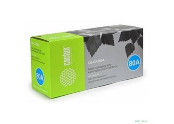 CACTUS CF280AS Картридж [CS-CF280AS] для принтеров HP LJ Pro 400/M401/M425, черный, 2700 стр.