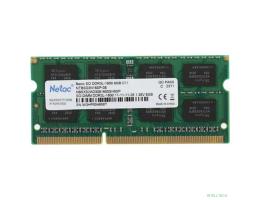 Память SO-DIMM DDR3L 8Gb PC12800 1600MHz CL11 1.35V Netac (NTBSD3N16SP-08)