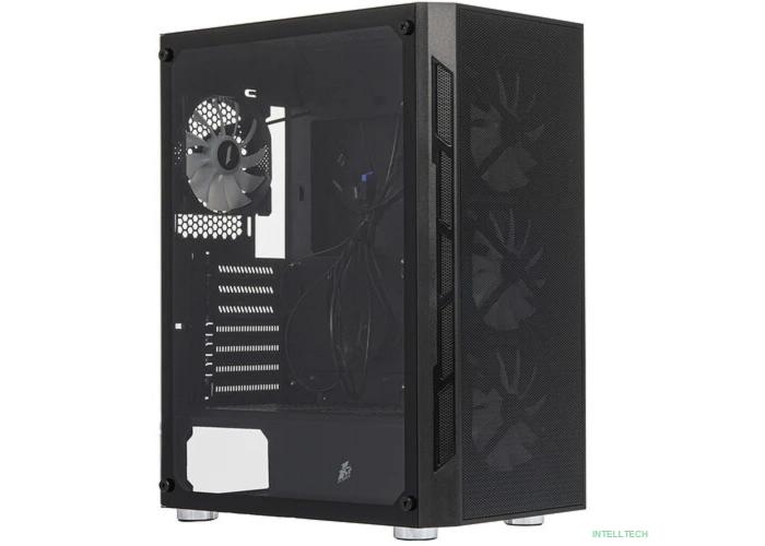 1STPLAYER FIREBASE XP Black / ATX / 4x120mm LED fans / XP-BK-4F1