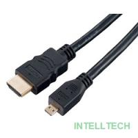 PERFEO Кабель HDMI A вилка - HDMI D (micro HDMI) вилка, ver.1.4, длина 2 м. (H1102)