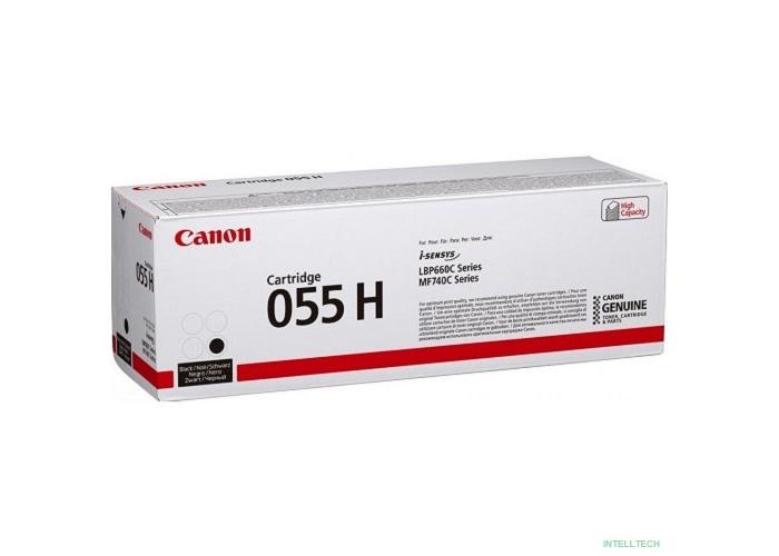 Canon Cartridge 055 HBK 3020C002 ( 3020C004  )  Тонер-картридж для Canon MF746Cx/MF744Cdw (7600 стр.)  чёрный