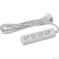 ЭРА Б0028374 Удлинитель электрический U-4e-3m-3x1 с заземлением 4 розетки 3м ПВС 3x1 мм2 16А