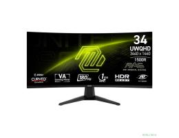MSI MAG 34" 346CQ {VA Curved 3440x1440 180Hz 1ms 300cd 2xHDMI DisplayPort Internal Vesa}