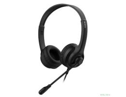 A4Tech HU-8 черный 2м накладные USB оголовье