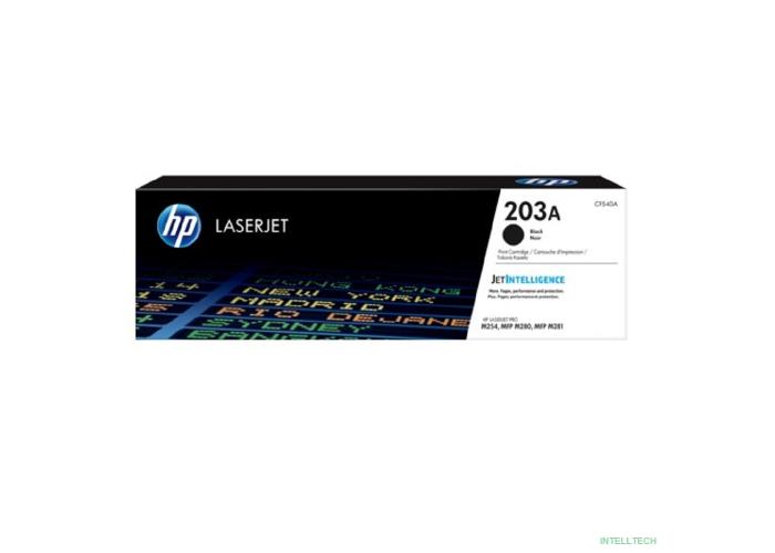 HP CF540A Картридж 203A Black {CLJ Pro MFP M254/280/281} (1400 стр)