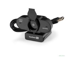 Exegate EX297681RUS ExeGate BlackView C931 Full HD AF (2Мп, 1920х1080, 1080P, 30fps, автоматический фокус, защитная шторка, 4-линзовый объектив, микрофон с шумоподавлением, универсальное крепление )