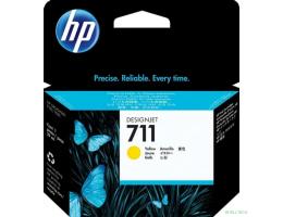 HP CZ132A Картридж №711, Yellow {Designjet T120/T520, Yellow (29ml)}