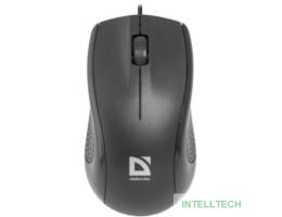 Defender Optimum MB-160 Black USB {Проводная оптическая мышь, 3 кнопки,1000 dpi} [52160]