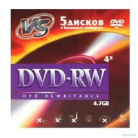 VS DVD+RW 4,7 GB 4x конверт/5 (620588)