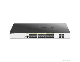 D-Link DGS-3000-28XS/B1A Управляемый L2 коммутатор с 24 портами 1000Base-X SFP и 4 портами 10GBase-X SFP+