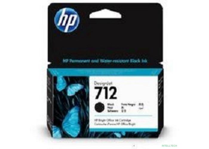 Картридж струйный HP 712 3ED70A черный (38мл) для HP DJ Т230/630