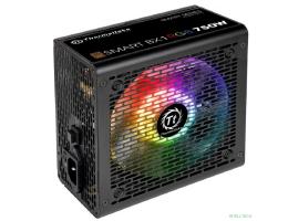 Блок питания Thermaltake SmartBX1RGB 750W <750W, (20+4+4+4) pin, 4x(6+2) pin, 8xSATA, 4xMolex, FDD, 12 см, кабель питани
