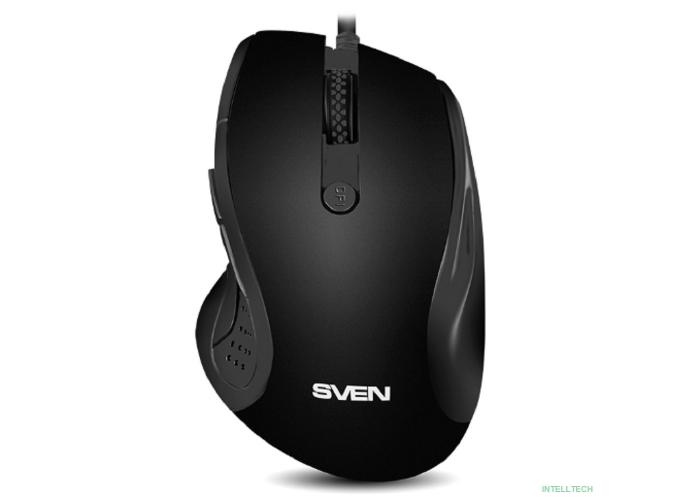 Мышь Sven RX-113  (5+1кл. 800-2000DPI,  Soft Touch, блист.)