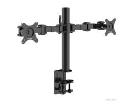 ONKRON D221E чёрный {Для экранов с диагональю 10"-32" каждый Максимальная нагрузка: 18кг (2х9кг) VESA: 75x75, 100х100мм}