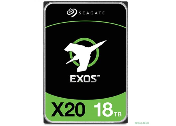 18TB Seagate Exos X20 (ST18000NM003D) {SATA 6Gb/s, 7200 rpm, 256mb buffer, 3.5