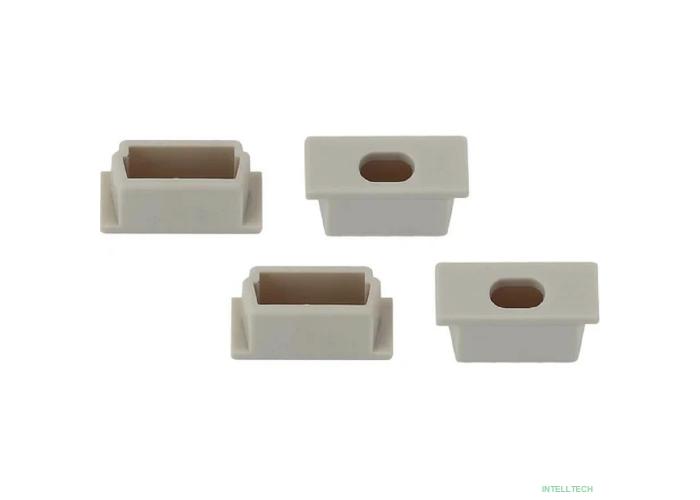 Эра Б0039439 1506-3B Набор заглушек для профиля CAB262, 4 сквозные