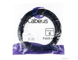 Cabeus PC-UTP-RJ45-Cat.6-3m-BK-LSZH Патч-корд U/UTP, категория 6, 2xRJ45/8p8c, неэкранированный, черный, LSZH, 3м