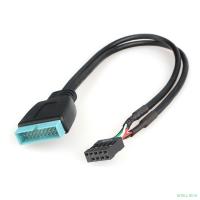 Cablexpert Внутренний USB2 - USB3 кабель, 9pin/19pin, 0.3m (CC-U3U2-01)