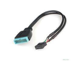 Cablexpert Внутренний USB2 - USB3 кабель, 9pin/19pin, 0.3m (CC-U3U2-01)