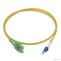 Cabeus FOP(d)-9-SC/APC-LC/UPC-1m Шнур оптический duplex SC/APC-LC/UPC 9/125 sm 1м LSZH