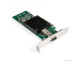 Exegate EX296227RUS Сетевой адаптер ExeGate EXE-X520-DA1 (PCI-E x8 v3.0, порты 1xSFP+ 10Gb/s (10/5/2.5/1Gb/s, 100Mb/s), Server NIC Intel Chipset JL82599EN)