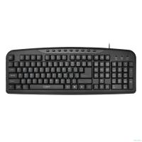 CBR KB 301M Black USB, Клавиатура 107+9 доп. кл., 1,8 м