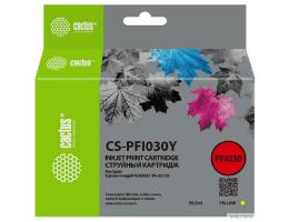 Картридж струйный Cactus CS-PFI030Y PFI-030Y желт.пигм. (55мл) для Canon imagePROGRAF TA-20/30