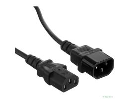 Exegate EP280620RUS Кабель монитор - компьютер (UPS->устройство) ExeGate Power EC-0,5P (IEC 320 С13->С14) VDE-250V-3*0.75mm2-медь, черный, 0.5м.