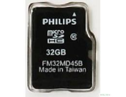 Micro SecureDigital 32GB Philips microSDHC Class 10 OEM ( без упаковки) (FM32MD45K/97_OEM)