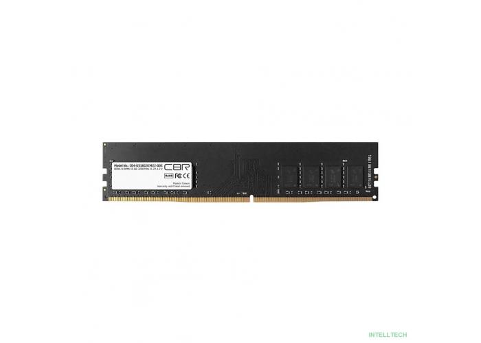 CBR DDR4 DIMM (UDIMM) 16GB CD4-US16G32M22-00S PC4-25600, 3200MHz, CL22, 1.2V, Micron SDRAM, single rank OEM/RTL