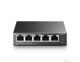 TP-Link TL-SG1005P Настольный коммутатор с 5 гигабитными портами (4 порта PoE+)