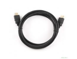 Bion Кабель HDMI v1.4, 19M/19M, 3D, 4K UHD, Ethernet, CCS, экран, позолоченные контакты, 2 м, черный [BXP-CC-HDMI4L-020]