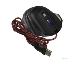 Exegate EX289487RUS Мышь ExeGate Gaming Standard Laser GML-793 (USB, лазерная, 800/1600/2400/3200dpi, 7 кнопок и колесо прокрутки, балансировочные грузики 36г, длина кабеля 1,5м, черная, Color box)