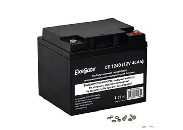 Exegate EX282976RUS Аккумуляторная батарея DT 1240 (12V 40Ah, под болт М5)
