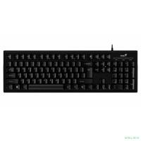 Клавиатура Genius Smart KB-101 Black {классическая раскладная, SmartGenius, влагоустойчивая, клавиш 105, провод 1,5 м, USB} [31300006411/31300006414]