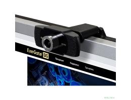 Exegate EX287377RUS Веб-камера ExeGate BusinessPro C922 HD (матрица 1/3" 1,3 Мп, 1280х720, 720P, 30fps, 4-линзовый объектив, ручной фокус, USB, микрофон с шумоподавлением, универсальное крепление