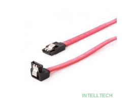 Cablexpert Кабель интерфейсный SATA, 80см, угловой разъем, 7pin/7pin, защелка (CC-SATAM-DATA90-0.8M)