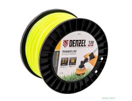 Denzel Леска для триммера квадрат, 2,7м х 138м, на DIN катушке FLEX CORD [96293]