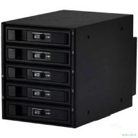 Procase L3-305-SATA3-BK {Hot-swap корзина 5 SATA3/SAS 6Gb, черный, с замком, hotswap aluminium mobie rack module (3x5,25)}