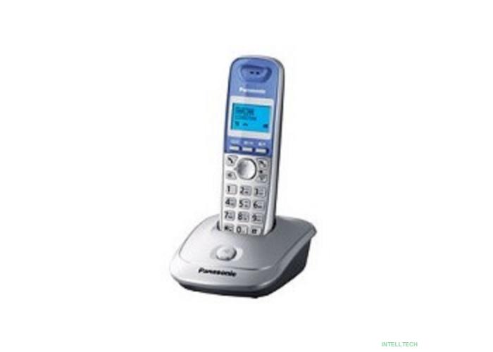 Panasonic KX-TG2511RUS (серебристый) {АОН, Caller ID,спикерфон на трубке,переход в Эко режим одним нажатием}