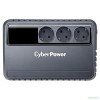 CyberPower BU600E ИБП {Line-Interactive, 600VA/360W (3 EURO), 12В/5 Ач х 1}