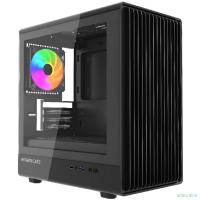 Powercase Корпус Mistral Micro C4B ARGB, Tempered Glass, 4x 120mm ARGB PWM Fan, чёрный, mATX  (CMMCB-A4)