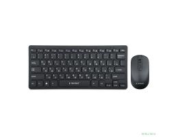 Клавиатура + мышь Gembird KBS-9100 беспроводной 84 кл. приемник 2,4 ГГЦ, 1600 DPI, 14 FN-клавиш 