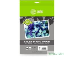 Фотобумага Cactus CS-GA4200100ED, A4, для струйной печати, 100л, 200г/м2, белый, покрытие глянцевое