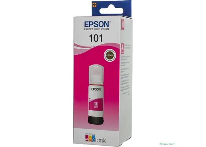 EPSON C13T03V34A  Контейнер 101 с пурпурными чернилами для  L4150/L4160/L6160/L6170/L6190, L6290 70 мл.
