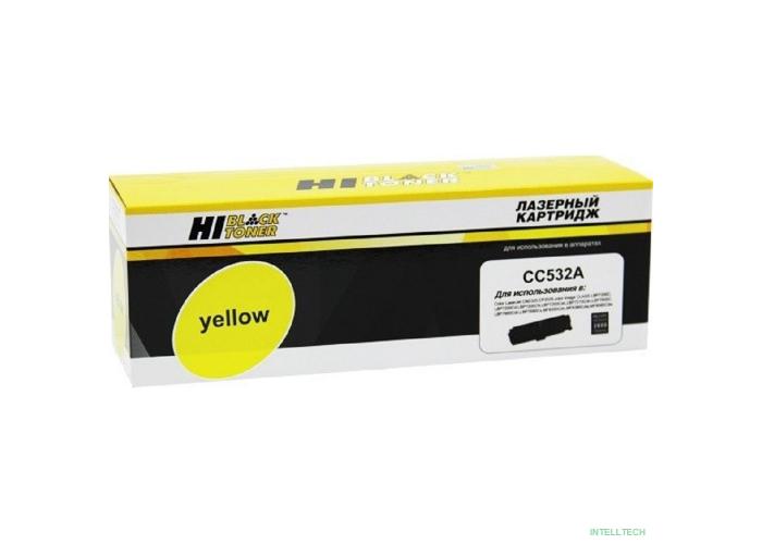 Hi-Black CC532A/№ 718 Картридж для HP CLJ CP2025/CM2320/Canon LBP7200, Y, 2.8K