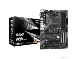Asrock B450 PRO4 R2.0 {Soc-AM4 AMD B450 4xDDR4 ATX AC`97 8ch(7.1) GbLAN RAID+VGA+HDMI+DP}