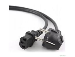 Кабель питания Cablexpert Schuko-C13, 3х0.5мм2, 6А, с заземлением, 1.8м, черный, [PC-186-1-2]