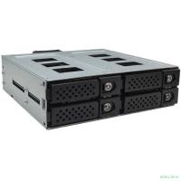 Procase G2-104-SATA3-BK {Hot-swap корзина 4 SATA3/SAS 12G,черный,с замком,hotswap mobie rack 2,5