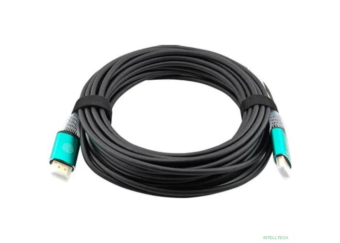 Кабель аудио-видео Cactus CS-HDMI-AOC-2.1-10 HDMI (m)/HDMI (m) 10м. позолоч.конт. черный